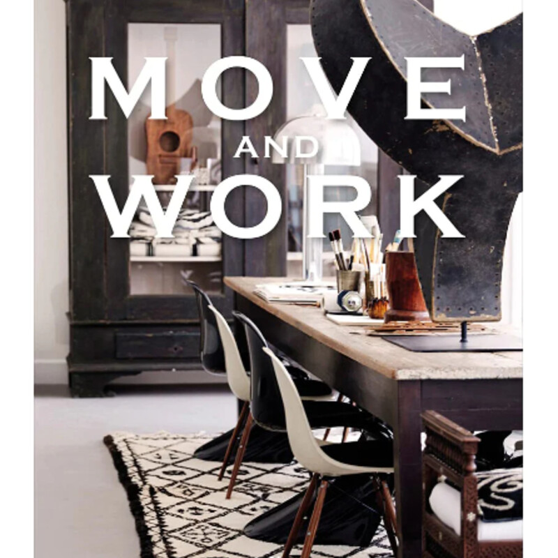 Move And Work TeNeues Coffee Table Book
Black White Gray Size: 11.5 x 14.5H
Retails: $95.00
