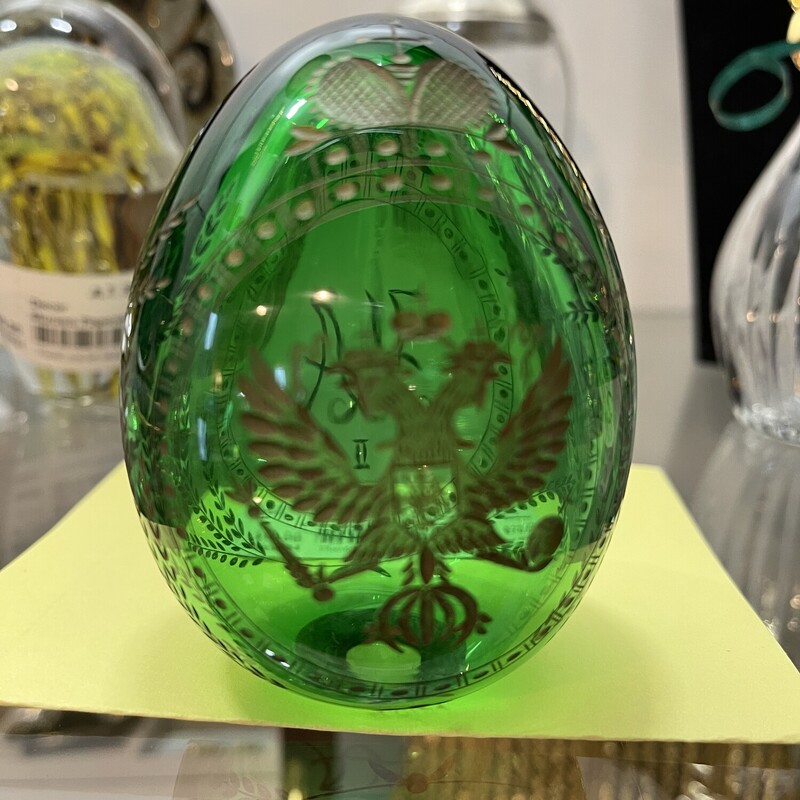 Etched 1950s Imperial Egg