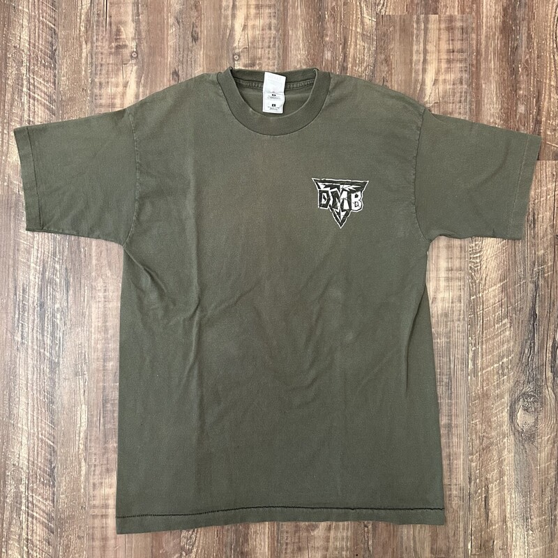 Dave Matthews Band Tee, Olive, Size: Adult L