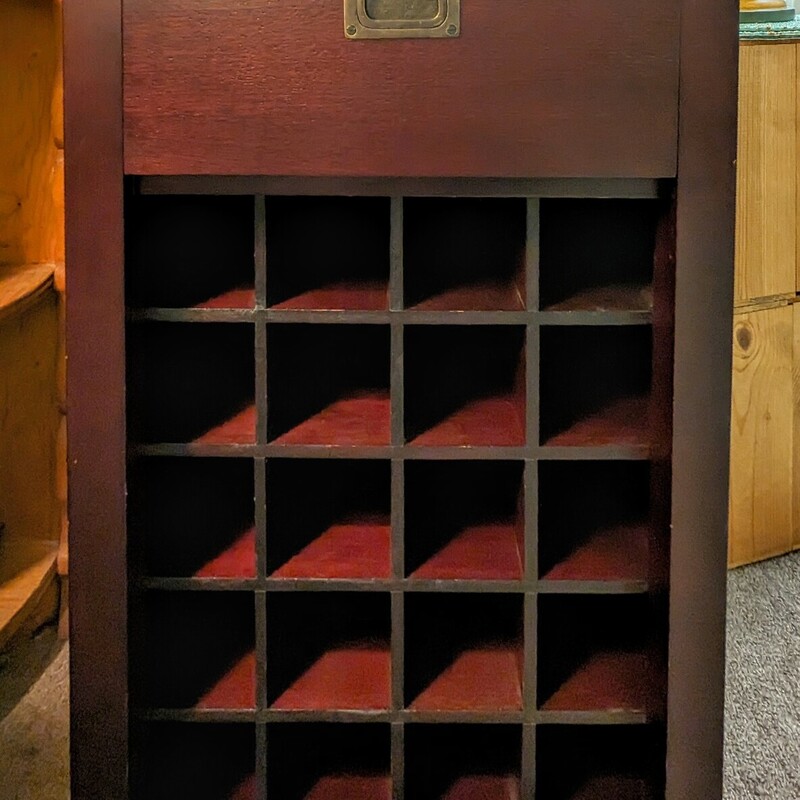 Urban Wood Wine Cabinet