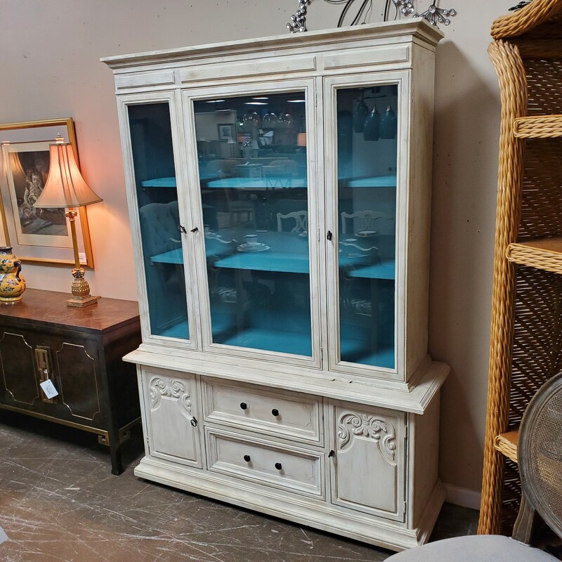 Painted China Cabinet