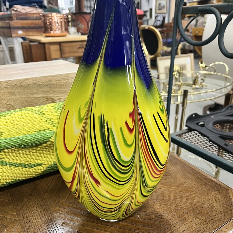 Glass Vase Multicolor, None, Size: Misc