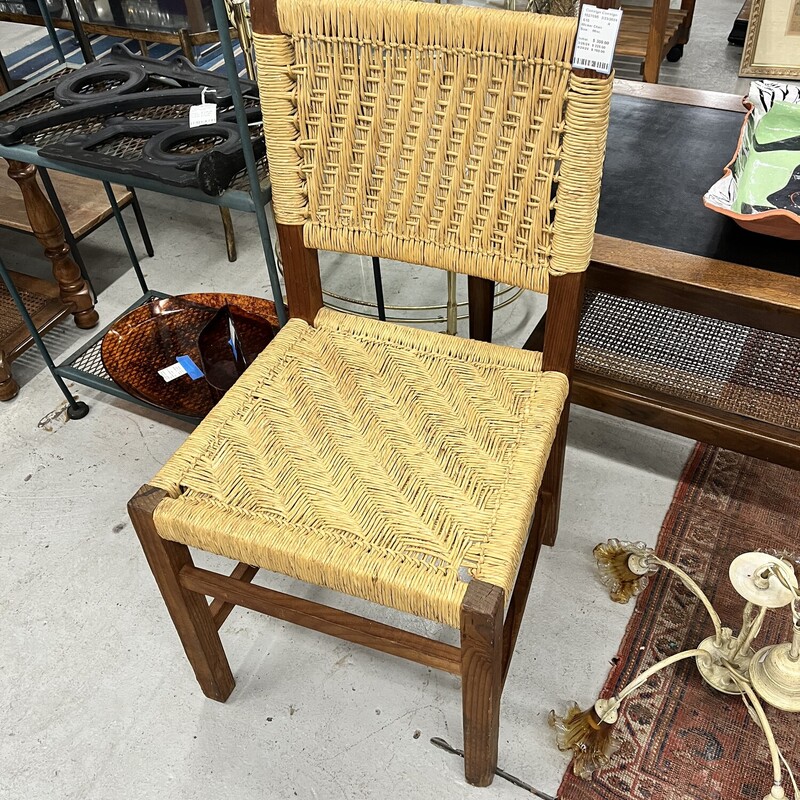 Wicker Chair, None, Size: Misc.