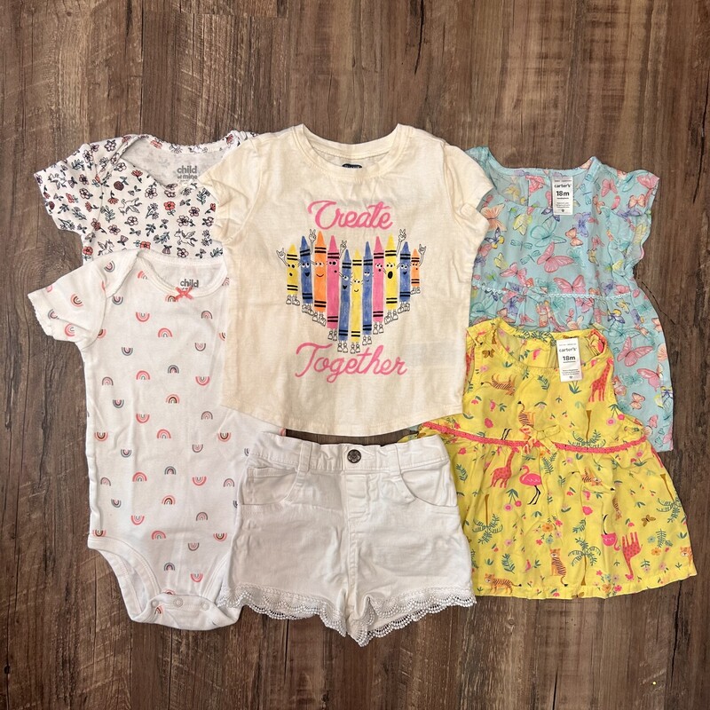 Carters 6pc Outfits Crayo