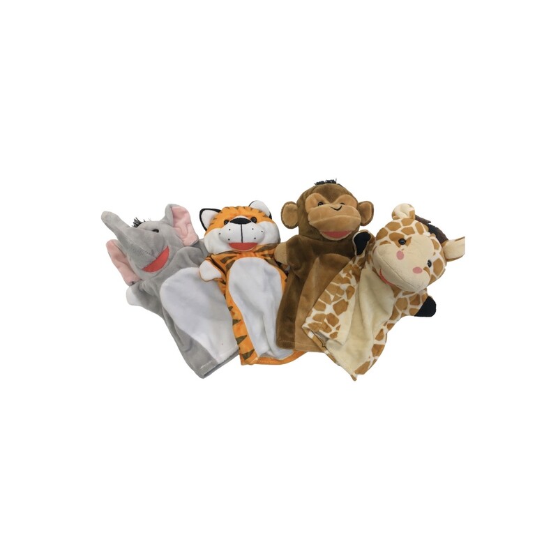 Puppets: Elephant/Tiger/M