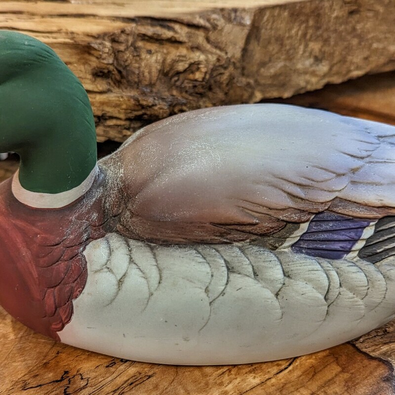Mallard Duck By Andrea Porcelain Duck
Brown Green Gray
Size: 5 x 12 x 5H