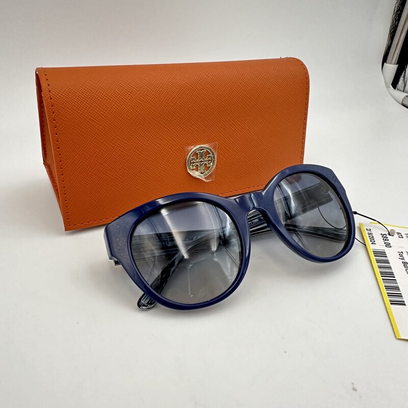 Tory Burch Sunglasses, Blue. Includes Case.