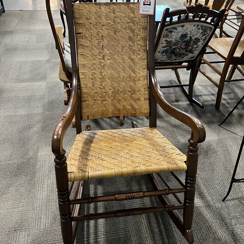 Woven Rocking Chair