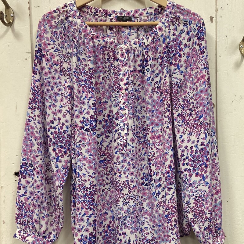 Cr/orch/peri Flrl Blouse<br />
Cr/orc/p<br />
Size: 1X