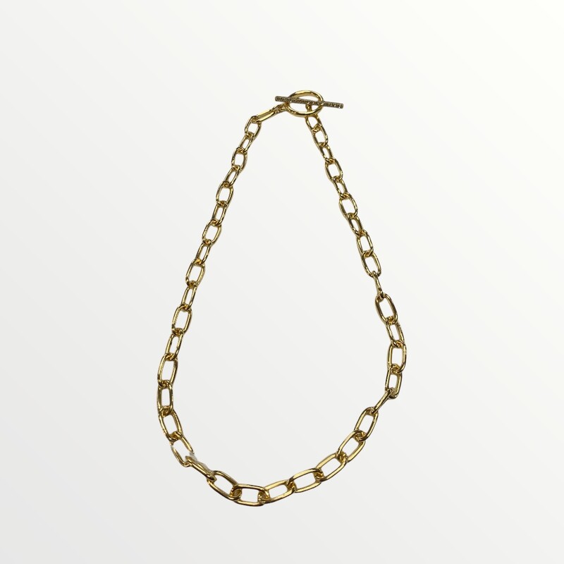 Necklace, Gold, Size: None