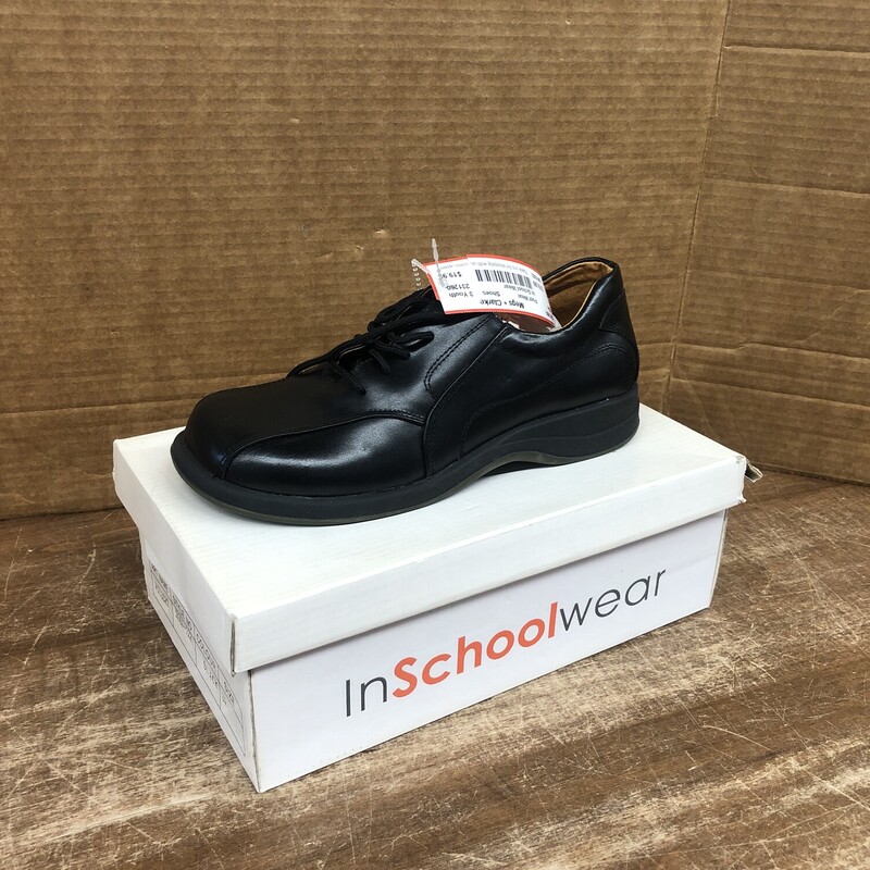In School Wear, Size: 3 Youth, Item: Shoes