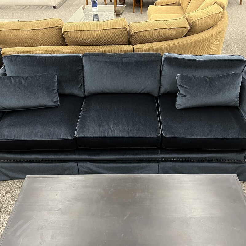 Henredon Blue Sofa