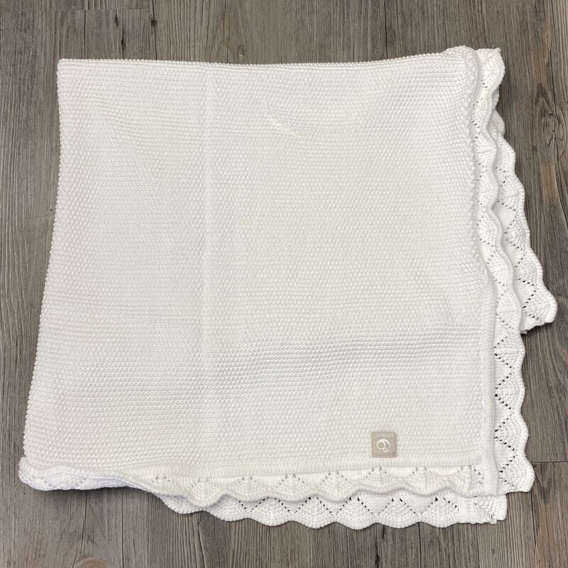 Stokke Knit Stroller Blanket, White, Size: Pre-owned