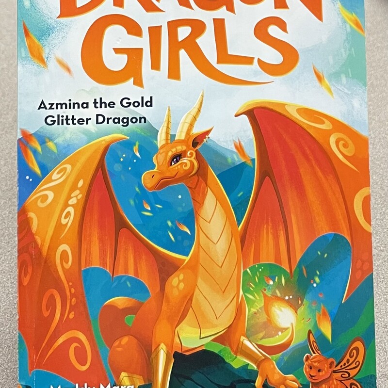 Dragon Girls Azmina The Gold Glitter Dragon, Multi, Size: Paperback