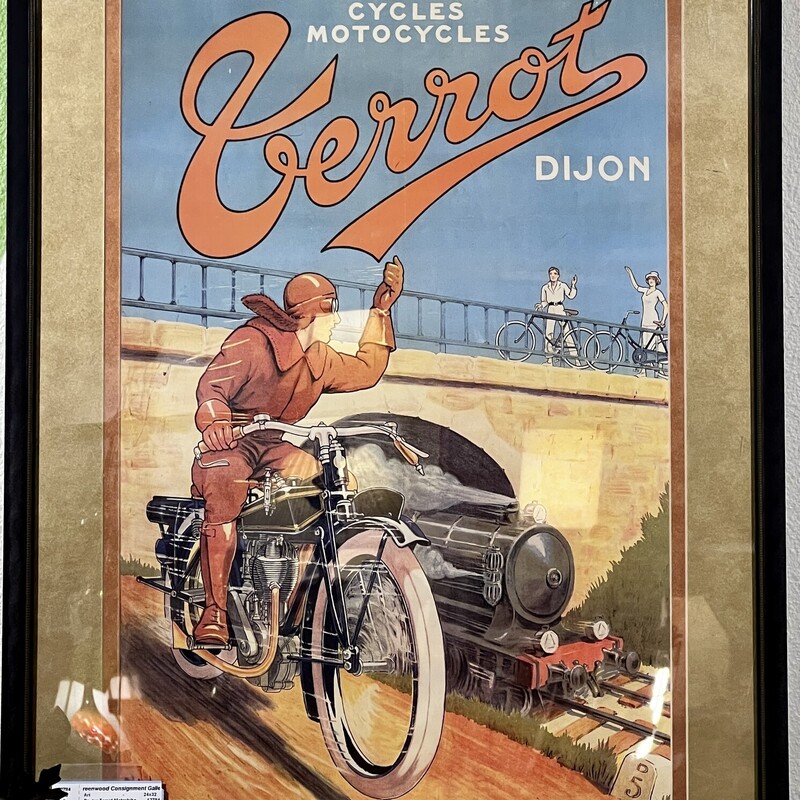 Poster Terrot Motorbike
Size: 24x32
