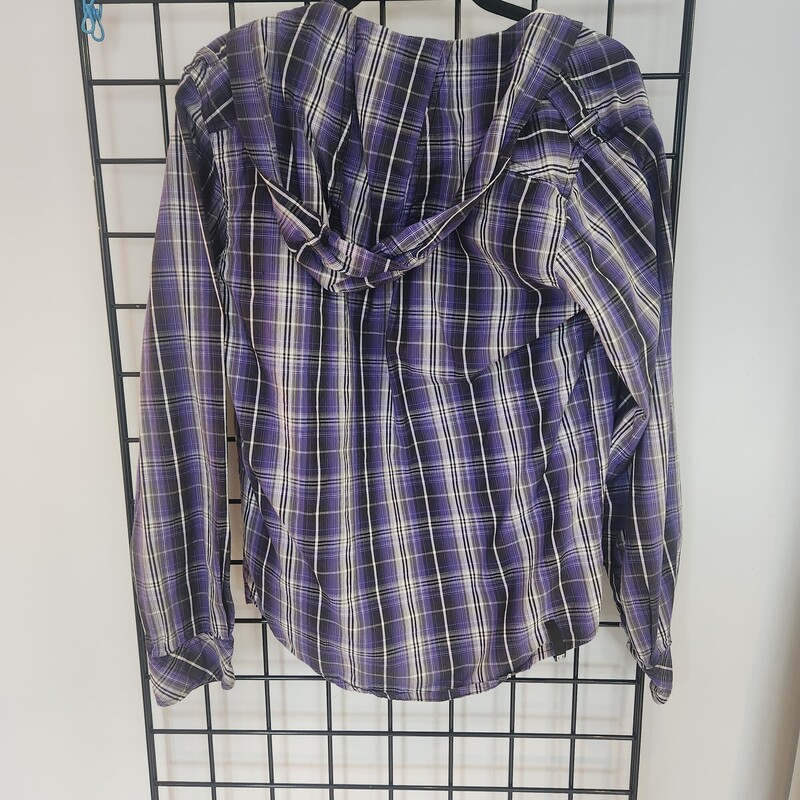 DC Shirt With Hood, Plaid
Marked as S fits like a L