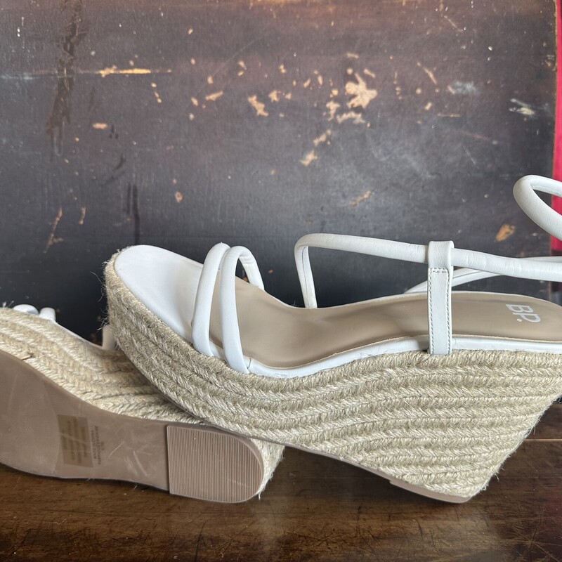 NEW BP Corded Wedge, White/ta, Size: 9.5
All Sales Are Final
No Returns