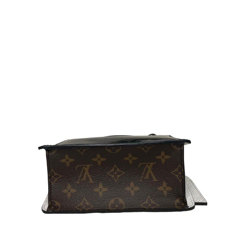 Louis Vuitton Spring Street NM Black<br />
Type of Material: Vernis Leather, Epi Leather, Coated Canvas<br />
Color: Black<br />
Lining: Black Alcantara<br />
Pockets: One Interior<br />
Hardware: Gold Tone<br />
Closure: Push Lock<br />
Includes: Two Clochettes, Detachable Shoulder Strap<br />
Production year: 2019<br />
Dimensions: Width (at base): 6.75<br />
Height: 6.25<br />
Depth: 3.25<br />
Handle Drop: 3.5<br />
Shoulder Strap Drop: 20