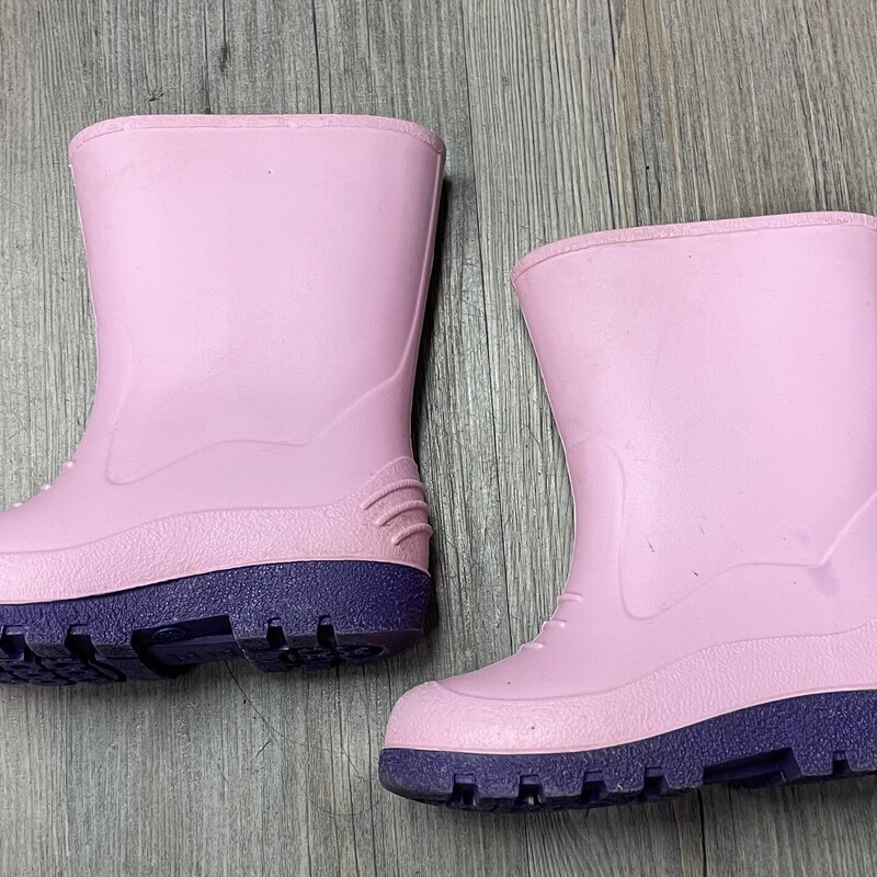 Rain Boots, Pink, Size: 8T