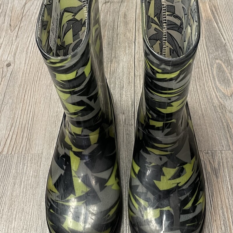 Rain Boots, Multi, Size: 1Y