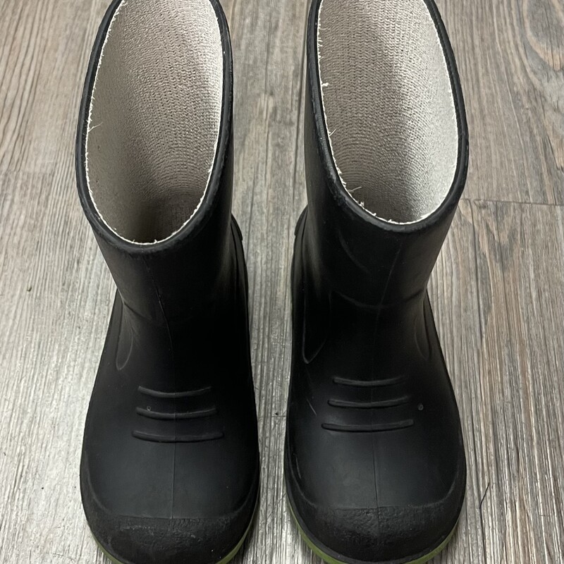 Rain Boots, Black, Size: 5T