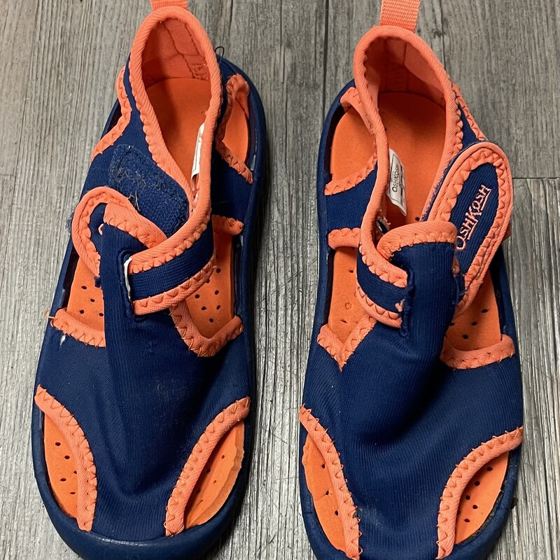 Oshkosh Water Shoes, Blue/ora, Size: 11Y