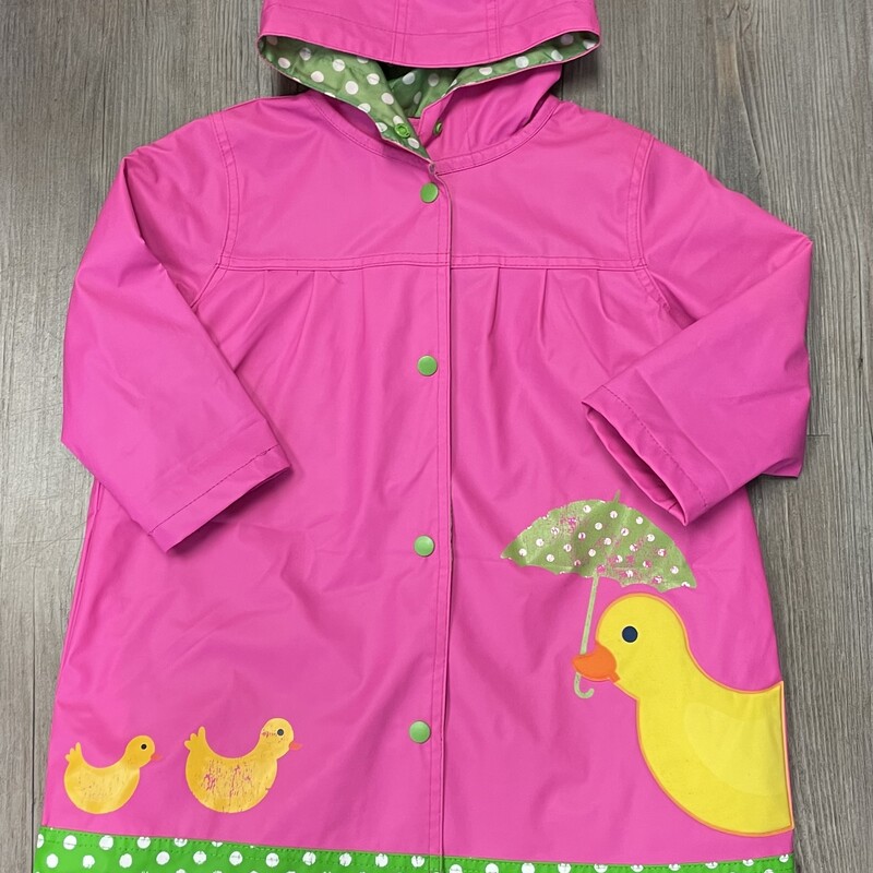 Wippette Kids Rain Jacket, Pink, Size: 4Y