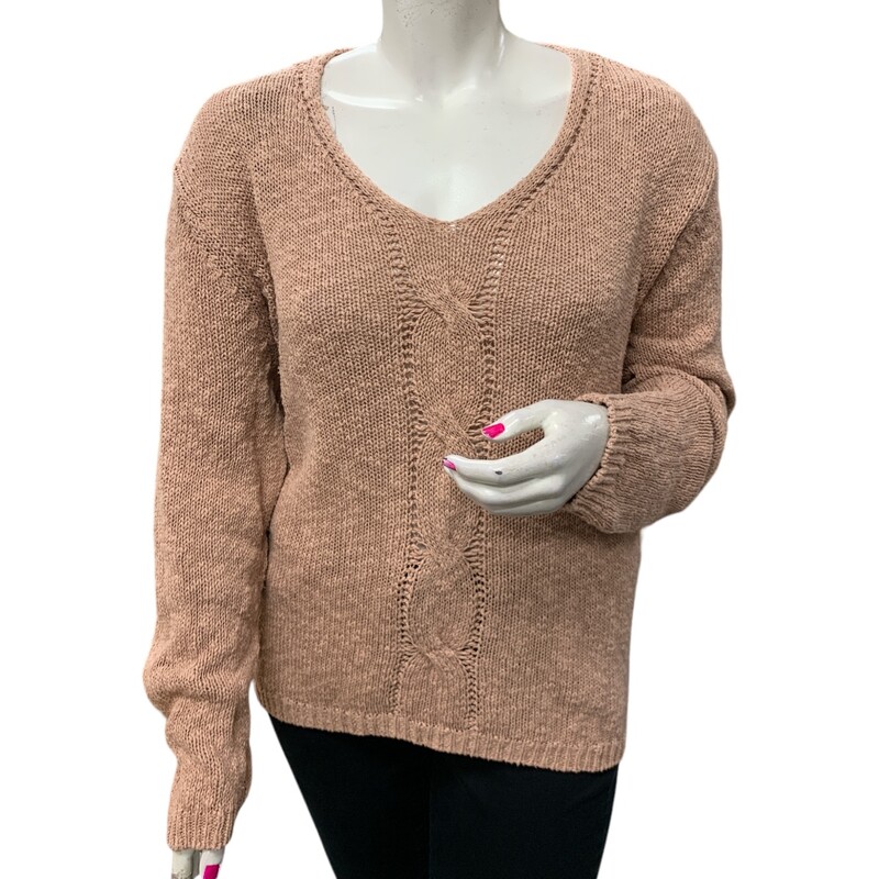 Marla Wynne Sweater, Rose, Size: 3X