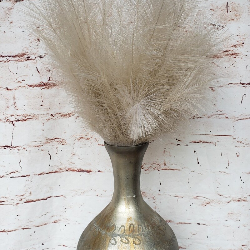 Feather Decor In Vase, Size: 36in tall