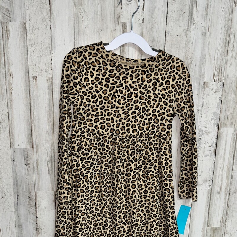 5T Cheetah Babydoll Dress