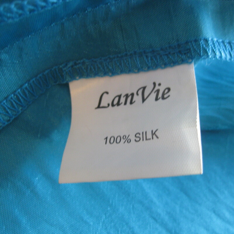 Vtg Lanvie Silk SS Bttndw