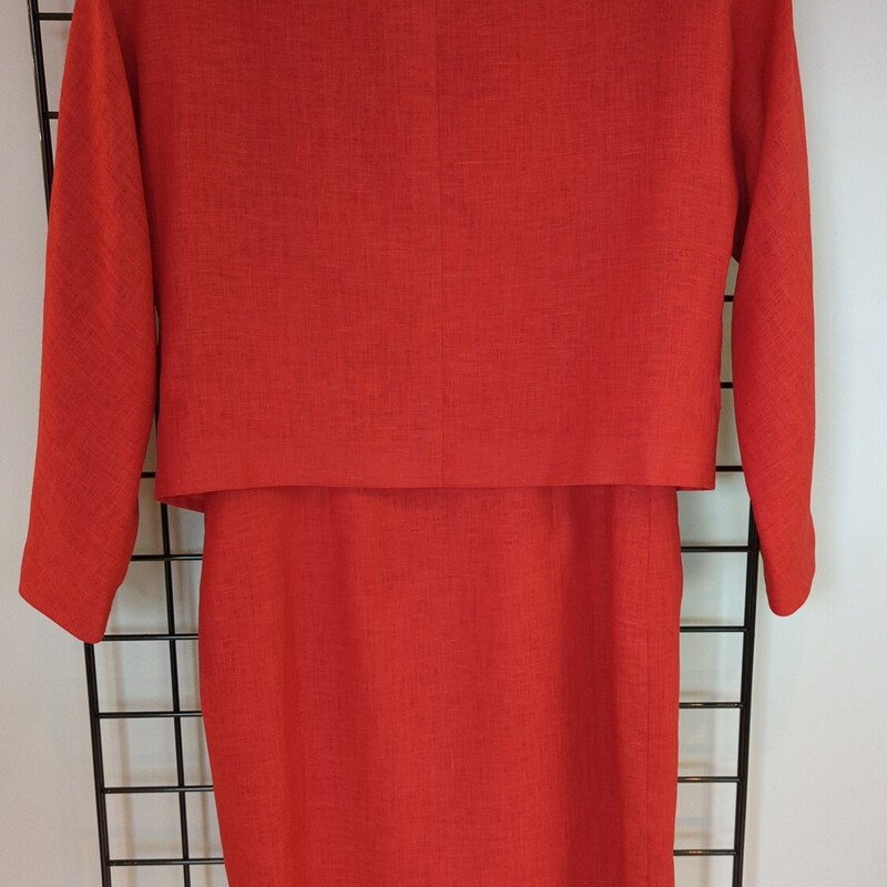 Vintage Edie Johne Dress, Red, Size: 11
2 Piece dress and jacket