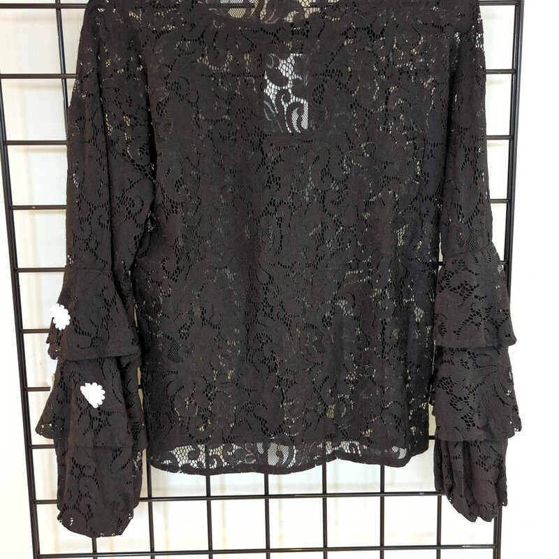 Luna Moon Top, Black, Size: S