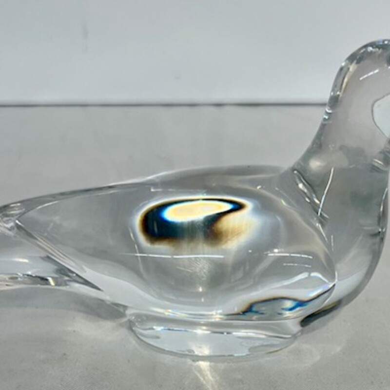 Baccarat Turtle Dove
 Clear, Size: 5x2.5H