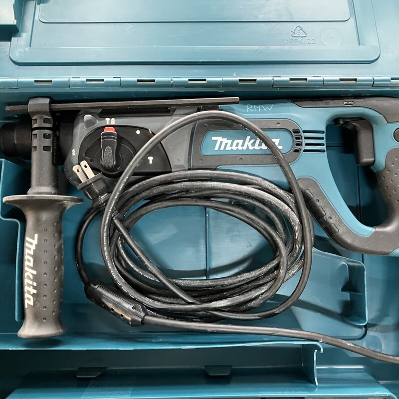 SDS Plus Rotary Hammer, Makita, HR2475

7 Amp Corded 1 in. SDS-Plus Concrete/Masonry Rotary Hammer Drill with Side Handle and Hard Case