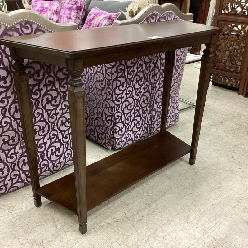 Tall Entry Table, Dk Wood, Narrow
47 in w x 16 in d x 36 in t