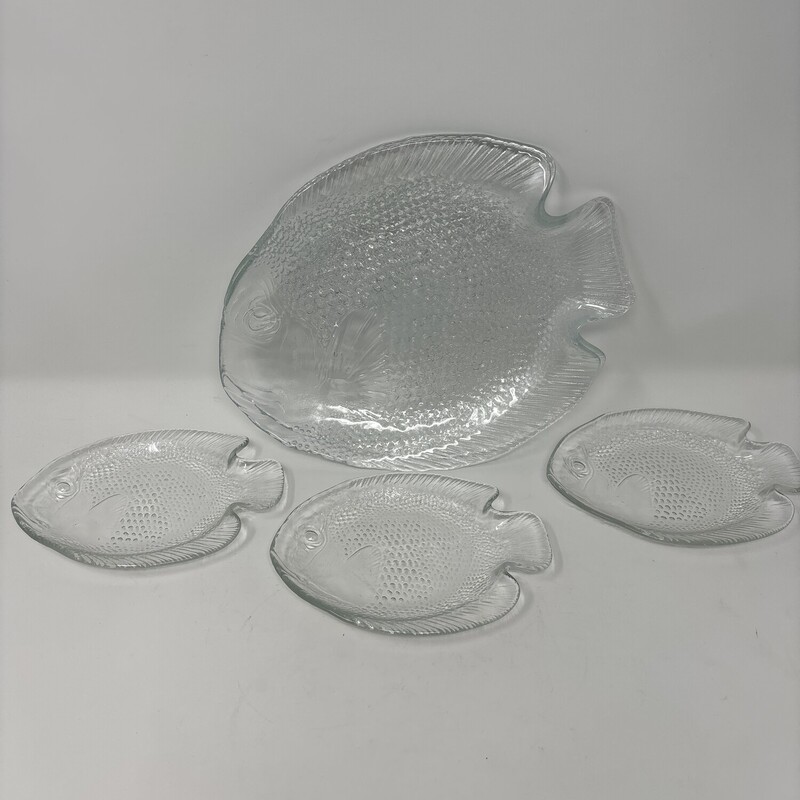 Sea Food Side Plates
Clear
Set Of 6
2 x Large
4 x Small