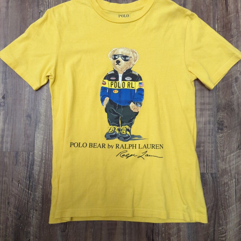 Polo Yello Bear, Yellow, Size: Youth S