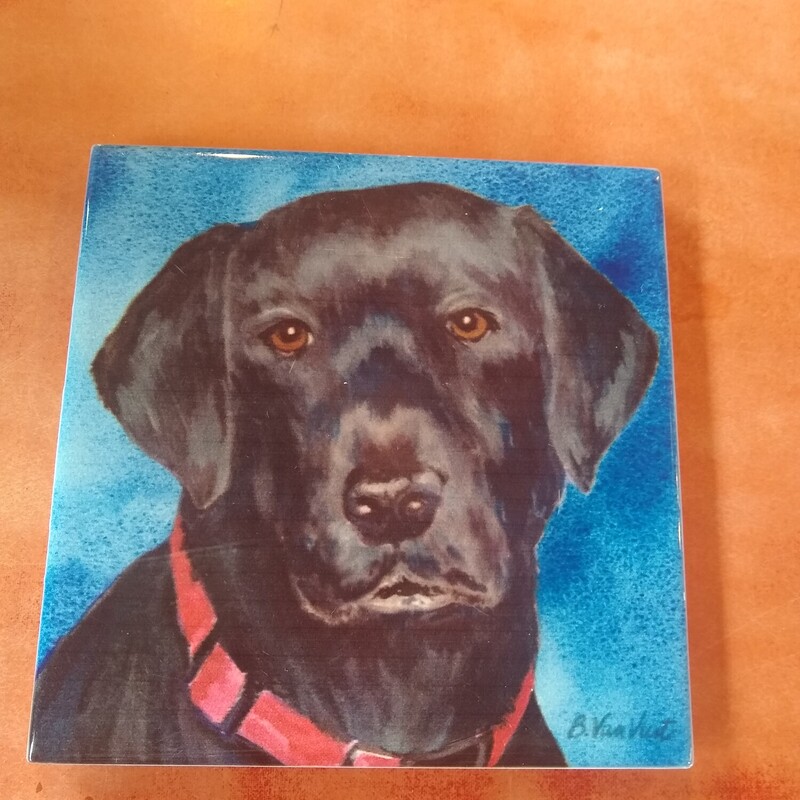 Black Lab Painted Tile

Adorable Black Lab painted on a tile.

Size: 6 in X 6 in