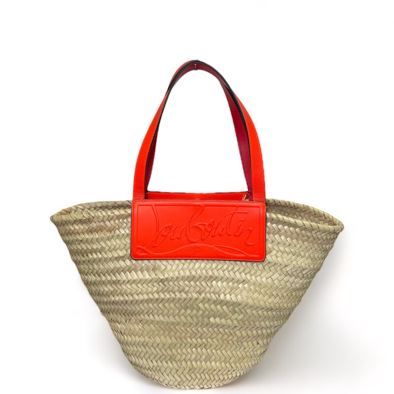 Louboutin Loubishore
Loubishore straw bag with leather trim and handles
9.5W x 12H x 8D
9 handle drop