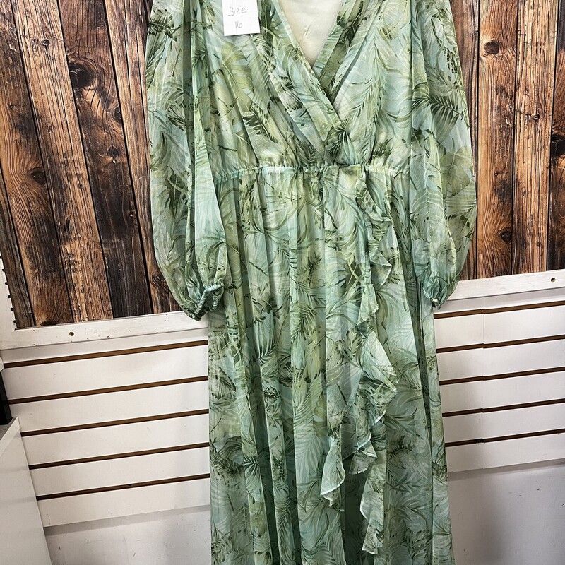 Green Silky Dress
