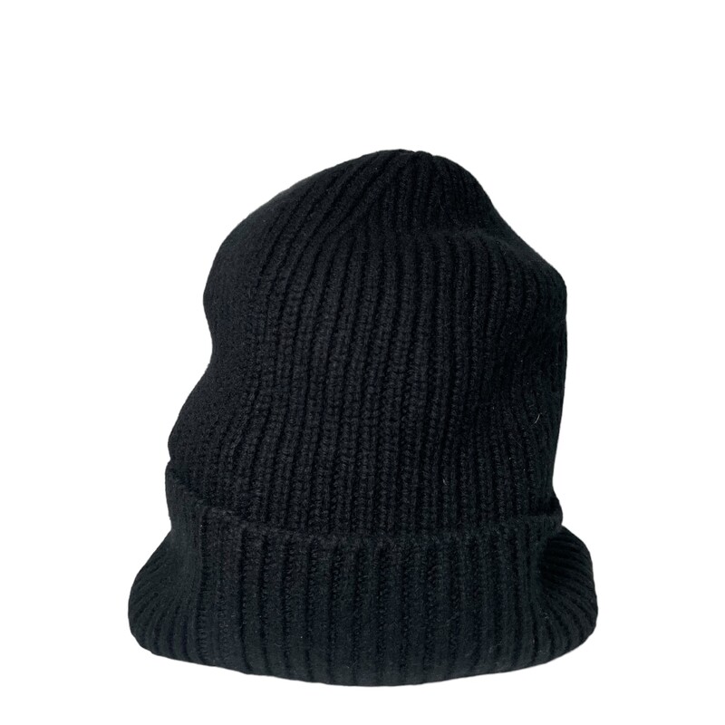 Louis Vuitton Ahead Beanie<br />
100% cashmere<br />
Black hardware<br />
Allover ribbed knit<br />
LV Initials with enamel finish on cuff<br />
9.8 x 9.3 inches<br />
(length x Height)<br />
One size