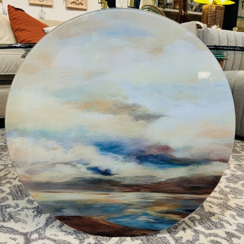 Abstract Glass Circle Wall Decor
Blue Yellow Brown Size: 24diameter
SoulTiles
Retails: $128.99