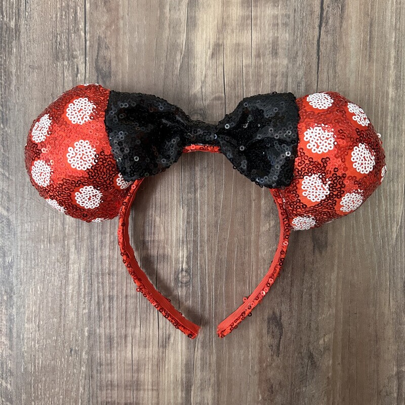 Minnie Mouse Red Dot Ears, Red, Size: Accessorie