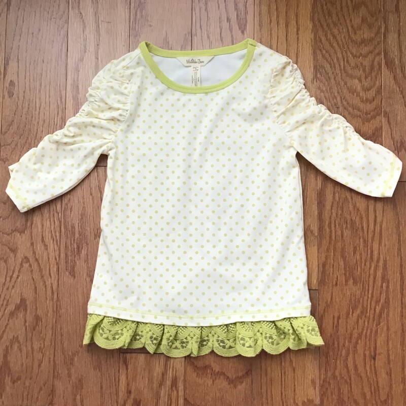 Matilda Jane Shirt, Lime, Size: 4

so pretty with lace at the bottom

FOR SHIPPING: PLEASE ALLOW AT LEAST ONE WEEK FOR SHIPMENT

FOR PICK UP: PLEASE ALLOW 2 DAYS TO FIND AND GATHER YOUR ITEMS

ALL ONLINE SALES ARE FINAL.
NO RETURNS
REFUNDS
OR EXCHANGES

THANK YOU FOR SHOPPING SMALL!