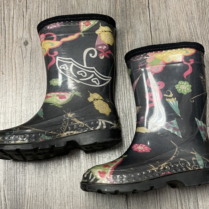 Kamik Rain Boots, Multi, Size: 8T