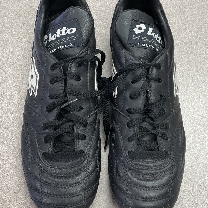 Lotto Soccer Cleats, Black, Size: 7Y