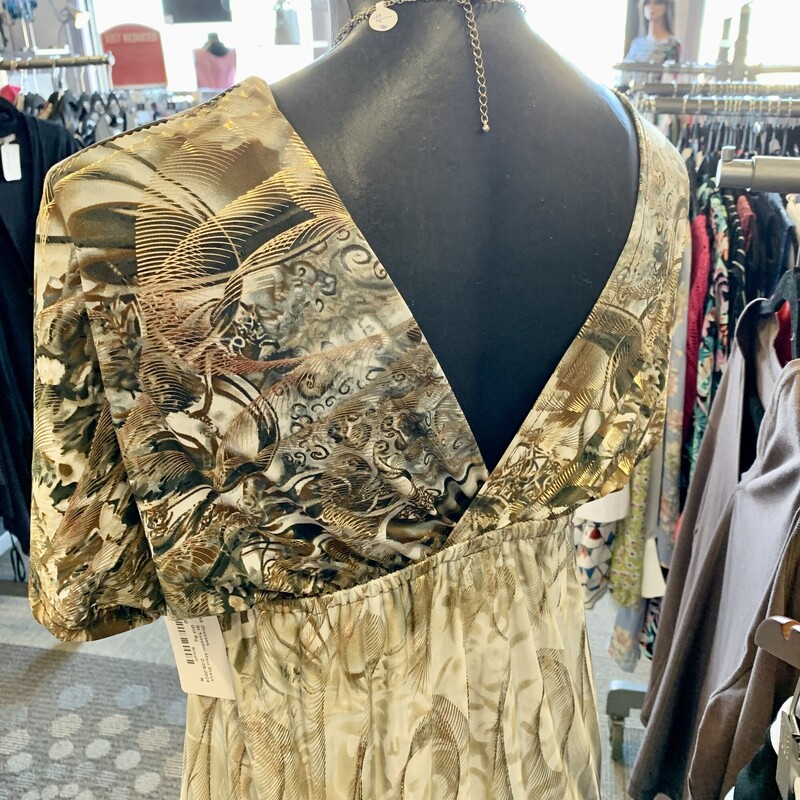 St Torelini Maxi Dress,<br />
Colour: Gold Beige, Size: Small