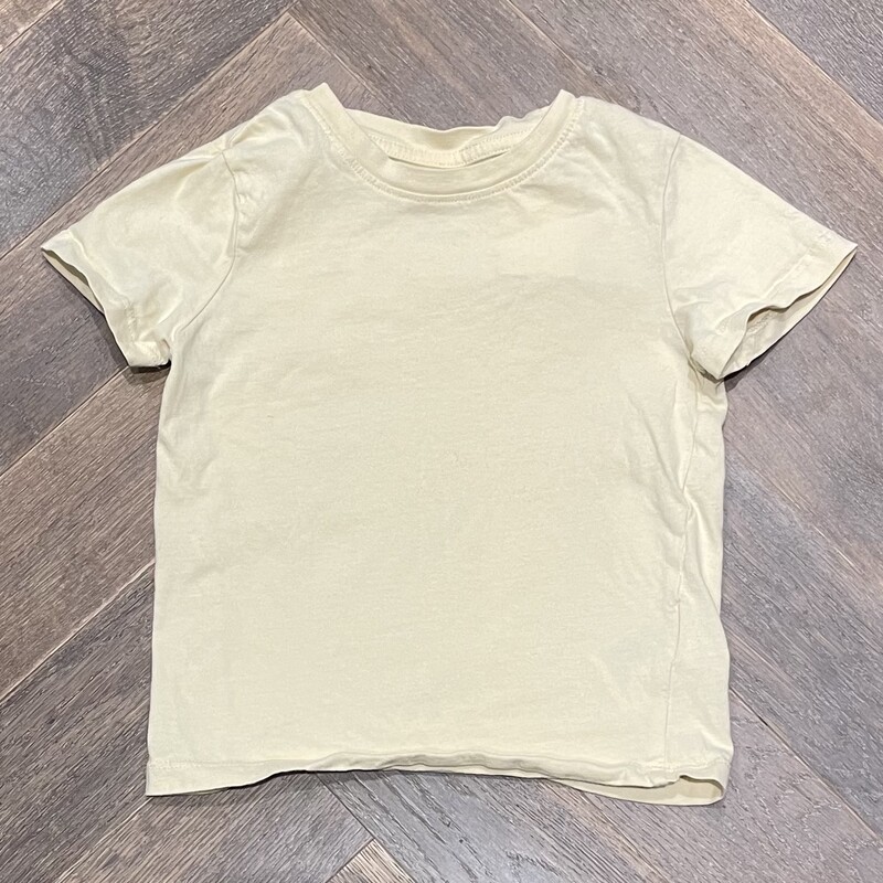 H&M Tee, Yellow, Size: 2-4Y