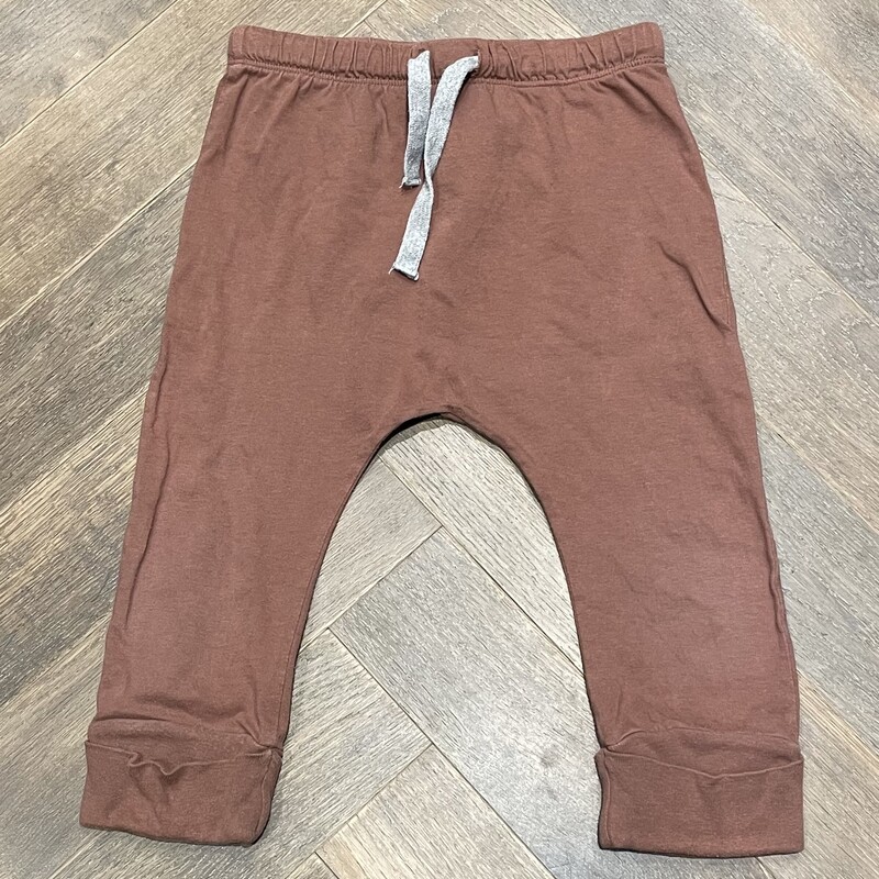 Mini Mioche Slouch Pants, Brown, Size: 5-6Y
